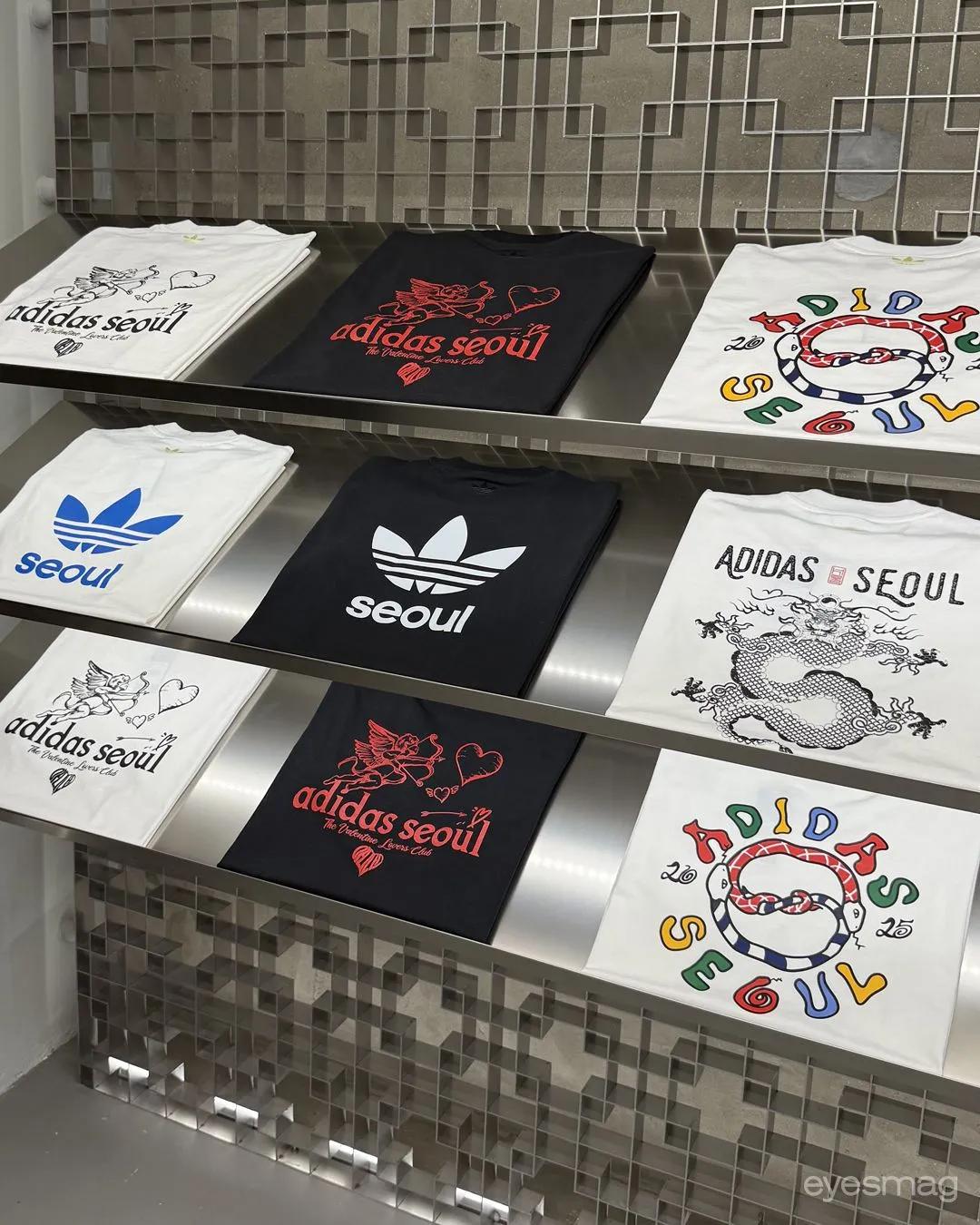 Adidas Originals Flagship Seongsu interior apparel section