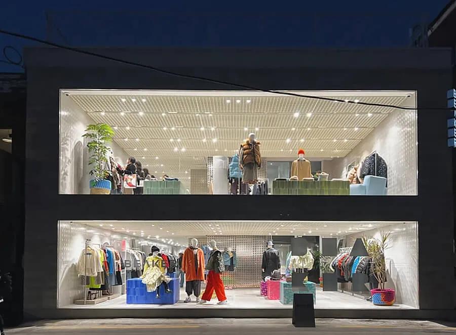 Beaker Seongsu flagship store exterior facade