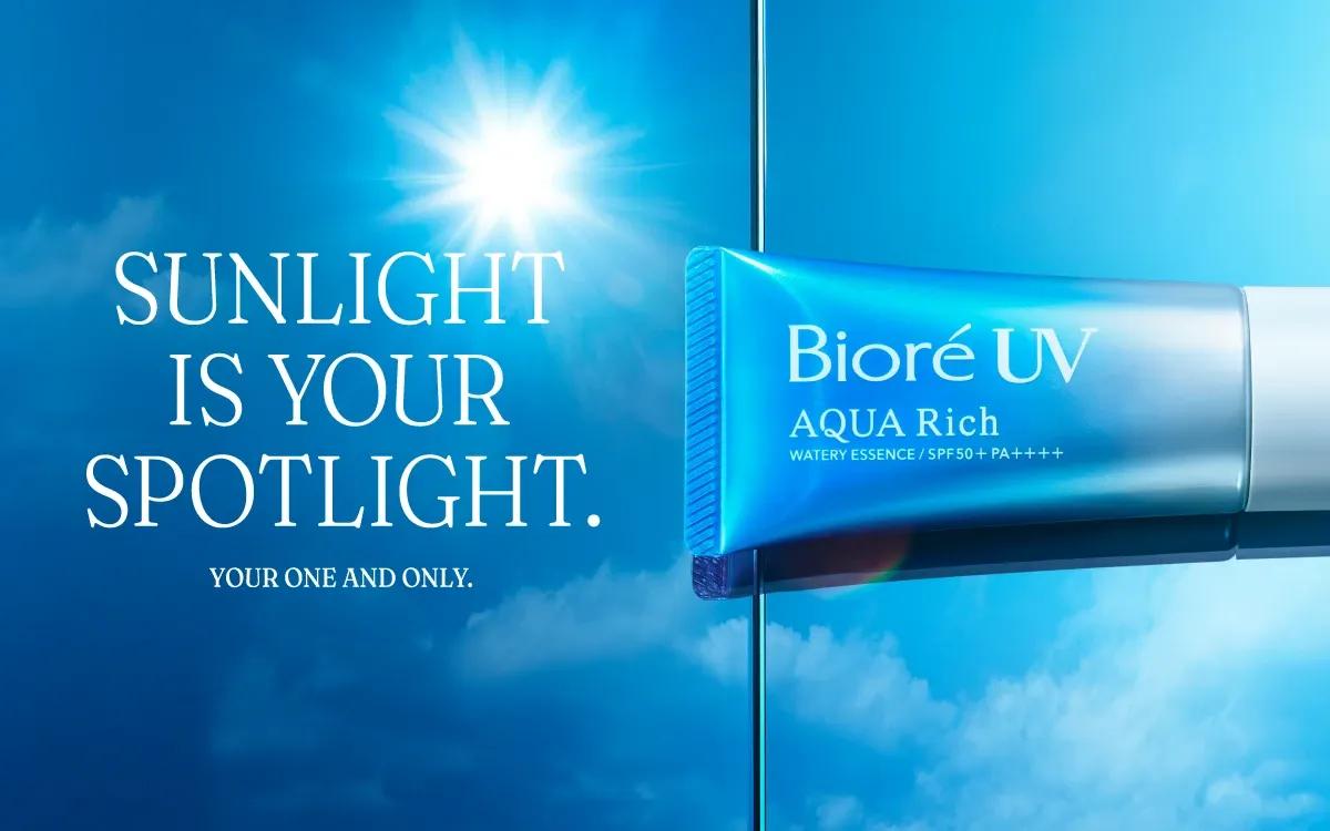Biore UV sunscreen product display