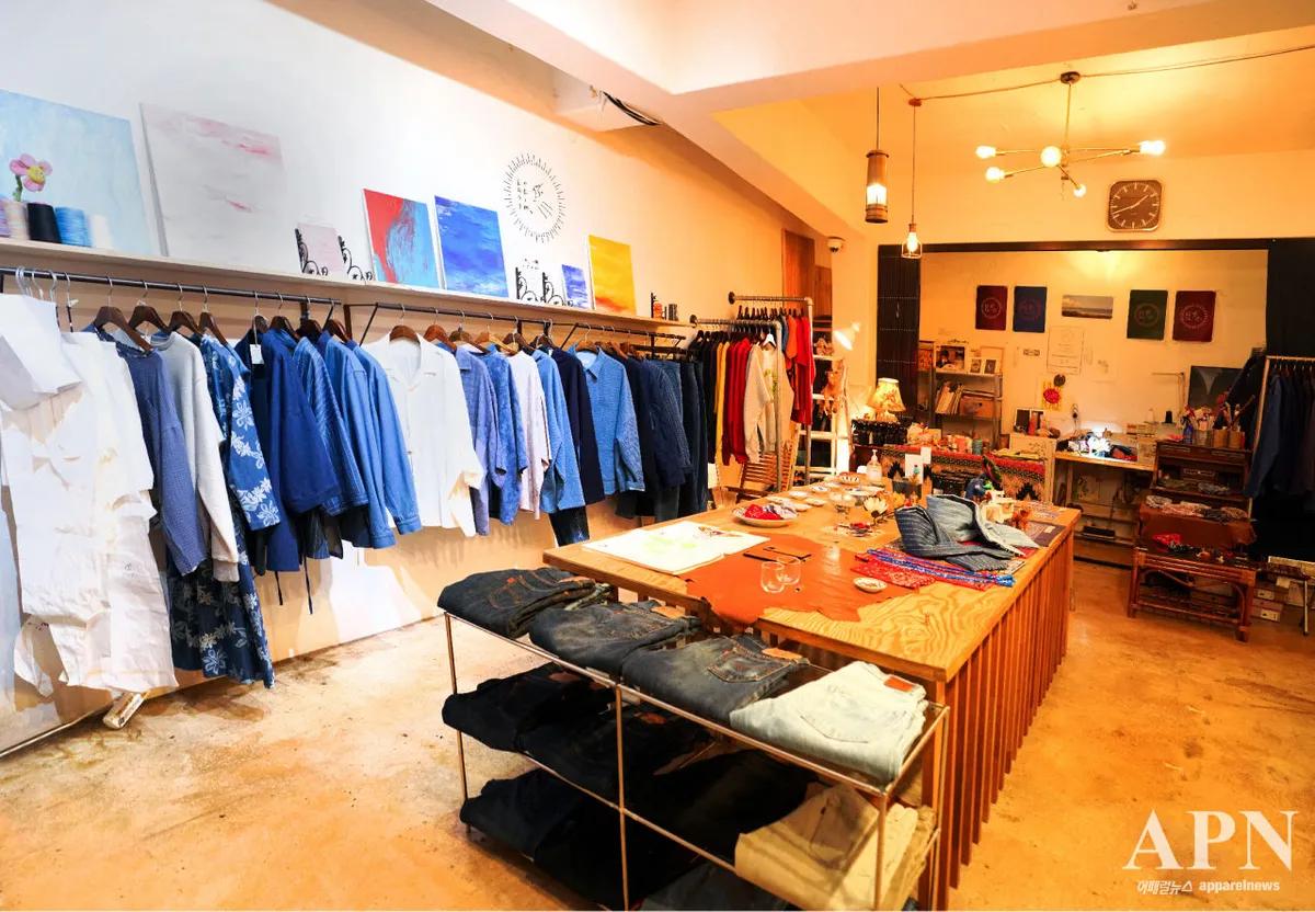 East Oklm Seongsu hand-remake garments store interior