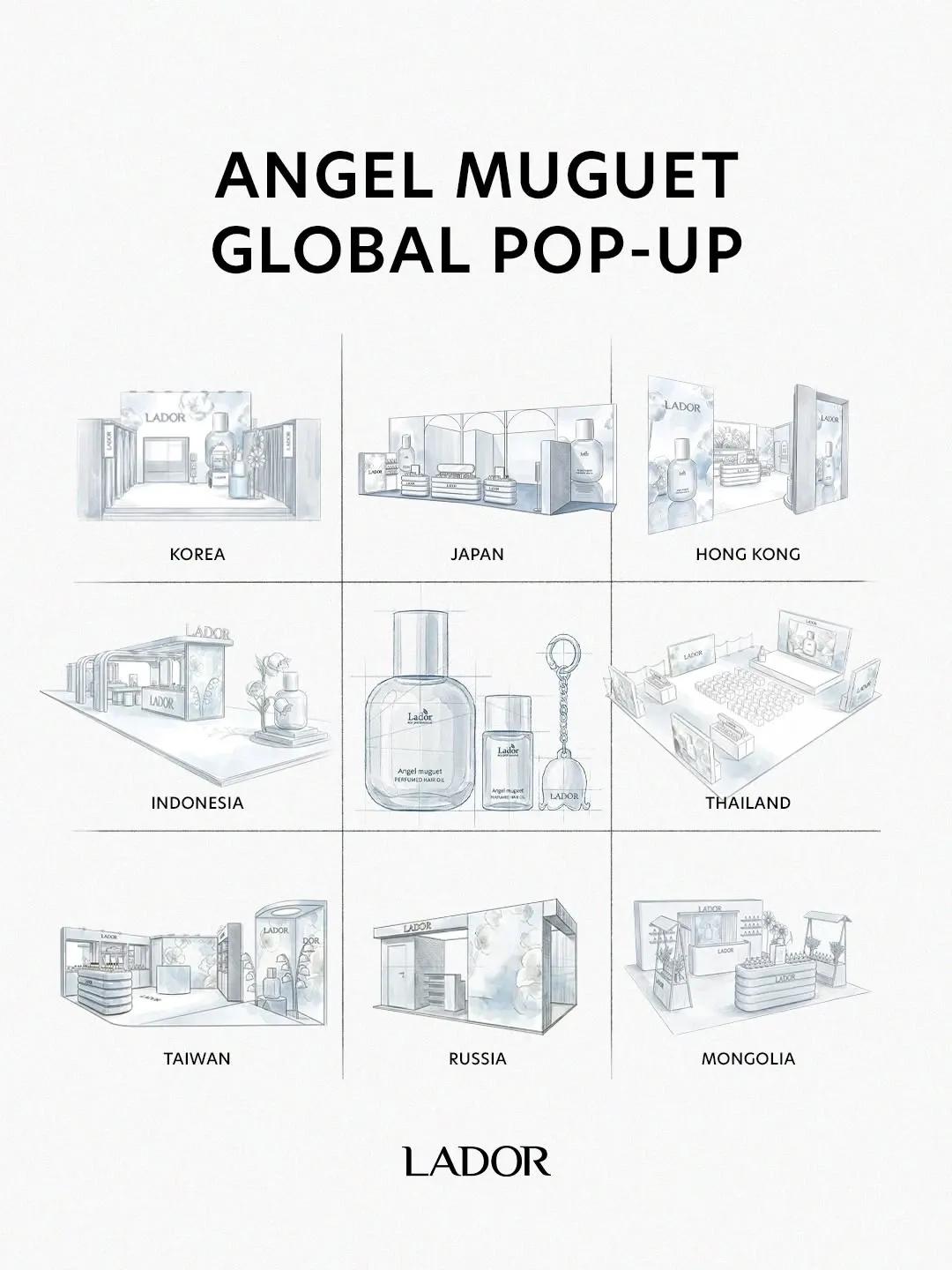 La'dor Angel Garden popup entrance