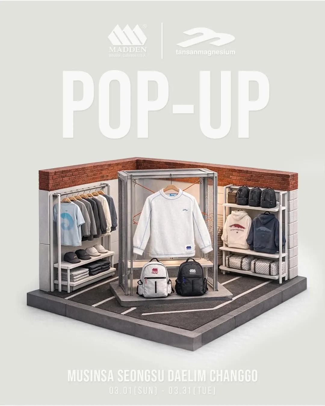 MADDEN x Carbonated Magnesium Pop-up