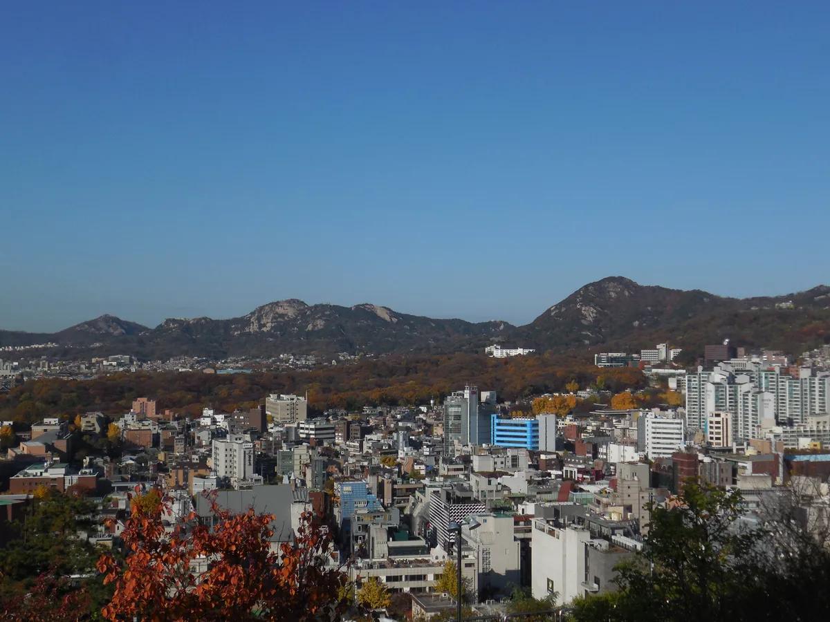 Naksan Park Seoul panorama