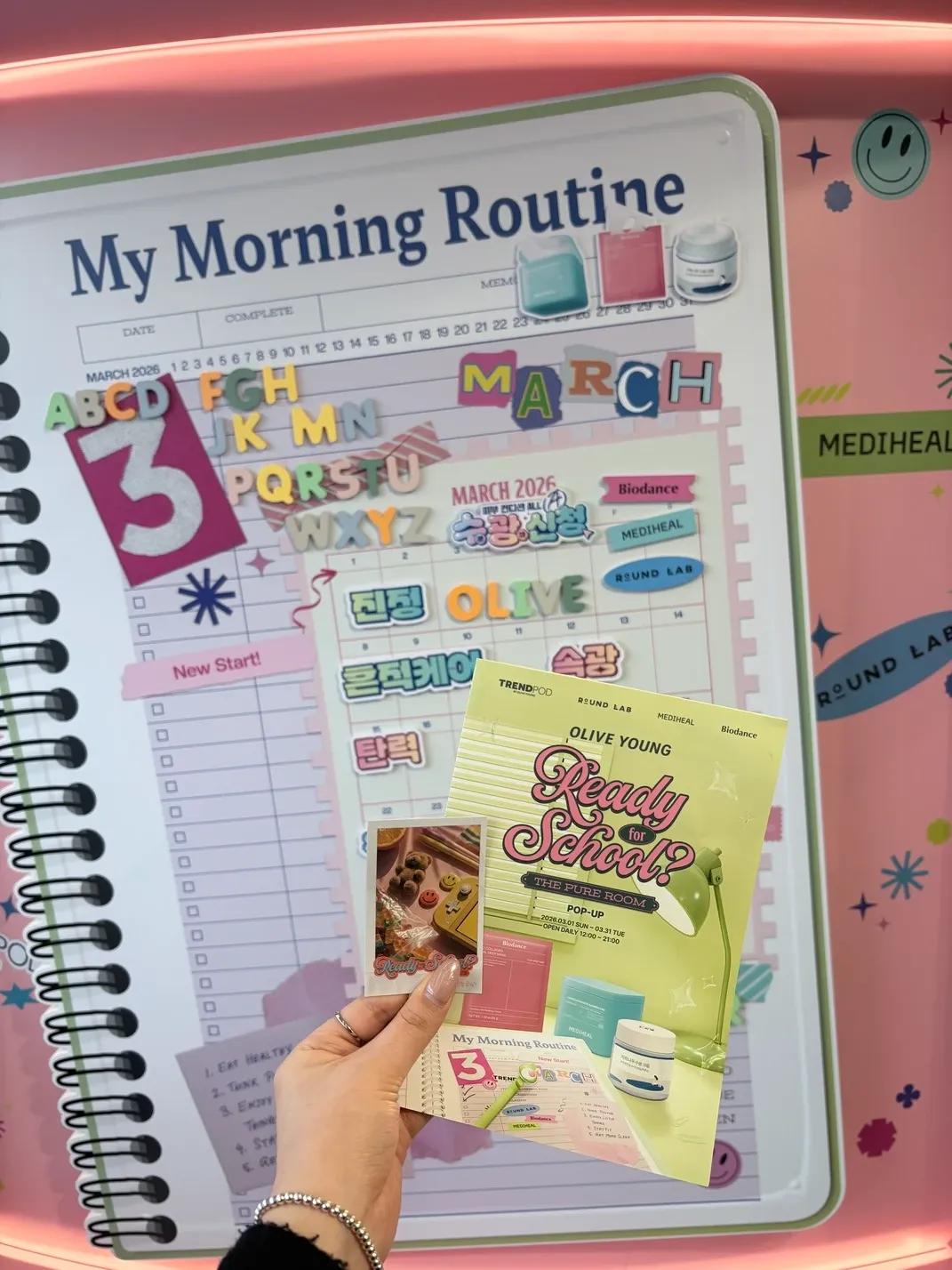 READY FOR SCHOOL ที่ Trend Pot โดย Olive Young Hongdae