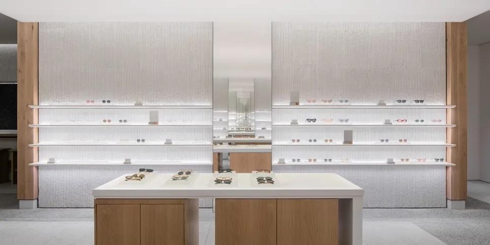 YUN eyewear brand Seongsu store with Korean minimalist interior design